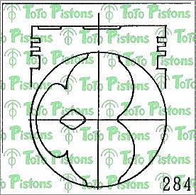 NISSA A201081T10 Piston