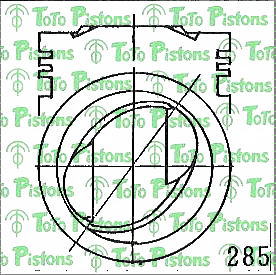 NISSA A201090E61 Piston