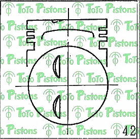 NISSA 12010H2711 Piston