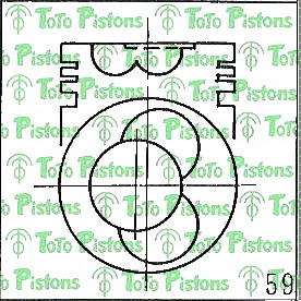 MITSUBISHI ME062408 Piston