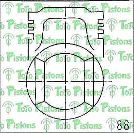 HONDA 13101471003 Piston