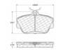 CENTRIC  10305980 Brake Pad