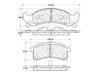 CENTRIC  10405050 Brake Pad