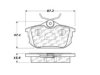 CENTRIC  10408380 Brake Pad