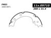 WORLD CAR/AMS 3000971 Parking Brake Shoe