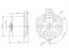 TYC  630550 Radiator Fan Motor