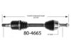 EMPIRE  804665 CV Half Shaft Assembly
