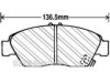 BECK/ARNLEY  0881482D Brake Pad