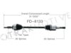 SURTRACK  FD8133 CV Half Shaft Assembly