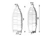OEM LC7032125A Rack and Pinion Bellow