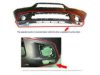 VARIOUS MFR  MI1000331 Bumper Cover