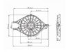 VARIOUS MFR  CH3115119 Radiator Fan Assembly